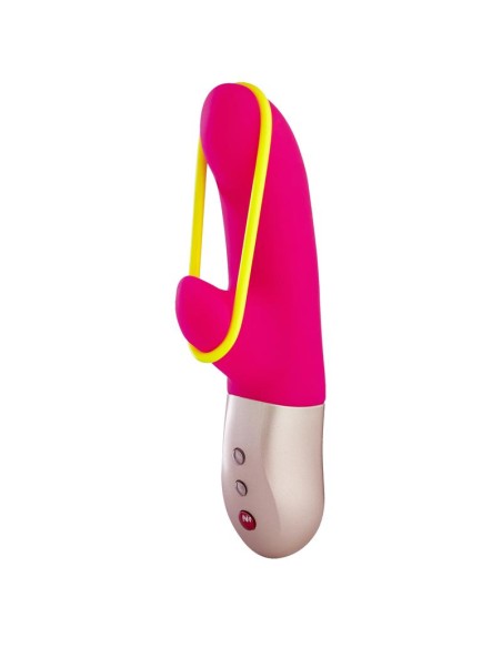Amorino Vibrador del Punto G Pink Neon Yellow Amorino Vibrador del Punto G Pink Neon Yellow