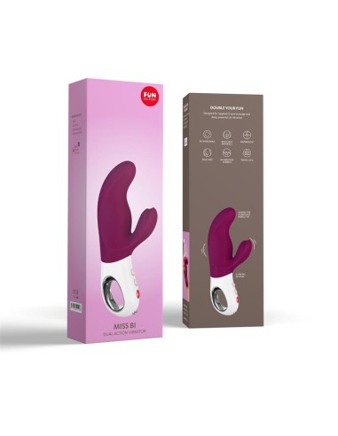 Vibrador para el Punto G Miss Bi Grape and White