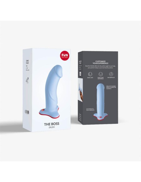 The Boss Stub Dildo Dove Blue The Boss Stub Dildo Dove Blue