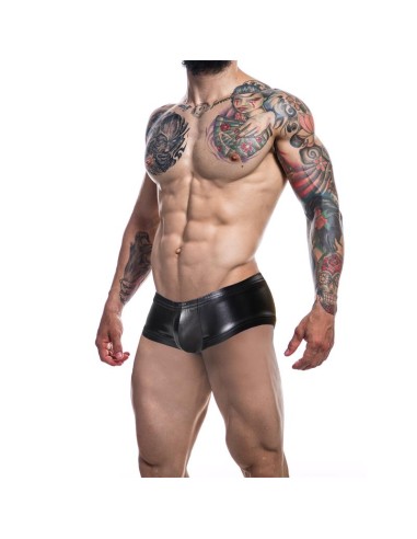C4M10 Boxers Tipo Shorts Leatherette Negro|A Placer