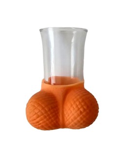 Chupito de Cristal con Testiculos