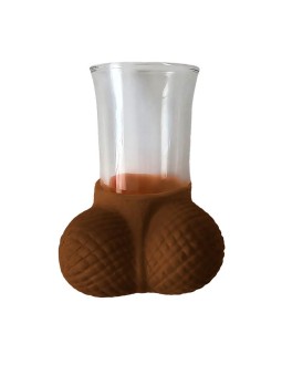 Chupito de Cristal con Testiculos Mulato