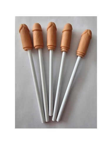 5 Lapices con Punta de Pene