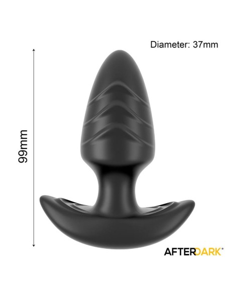 Frank Plug Anal con Vibracion y Rotacion 360º y Control Remoto