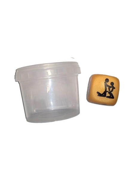 Dado Dorado de Posturas para Pareja en Bote