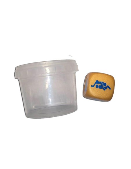 Dado Dorado de Posturas en Bote para Chicos Dado Dorado de Posturas en Bote para Chicos