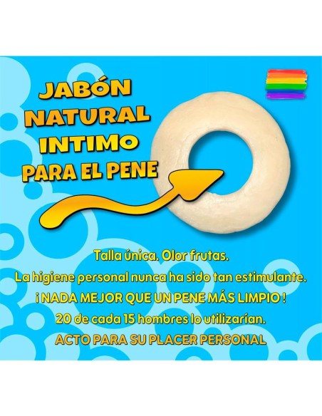 Jabon en Forma de Anillo para el Pene Naranja
