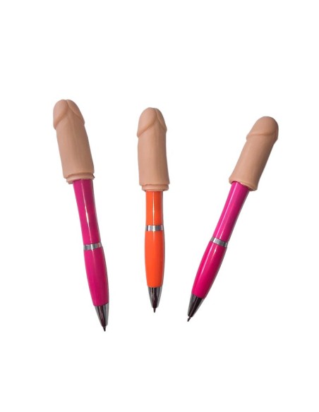 3 Boligrafos con Punta de Pene