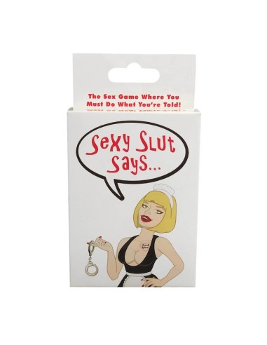 Juego de Cartas Sexy Slut Says
