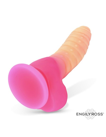 Scalidor Dildo Unicorn Brilla en la Oscuridad Silicona Liquida 18 cm