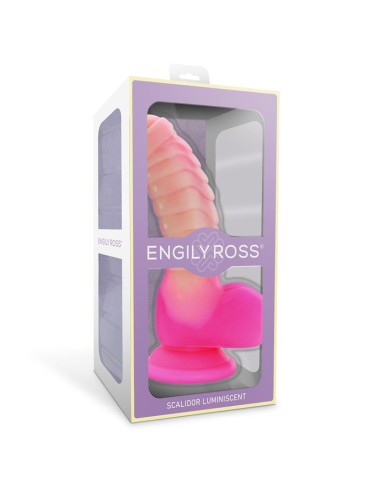 Scalidor Dildo Unicorn Brilla en la Oscuridad Silicona Liquida 18 cm