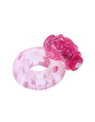 Anillo Vibrador Color Oso Rosa