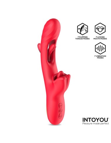 Grant Vibrador con Flipping y Lengua Licking 360º