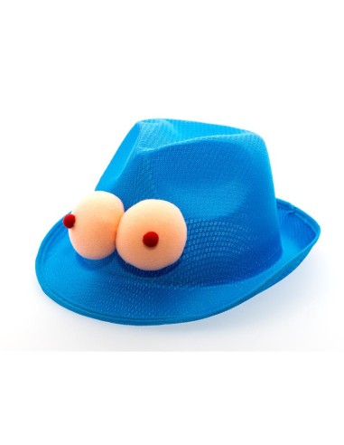 Sombrero Pechos Azul Claro|A Placer