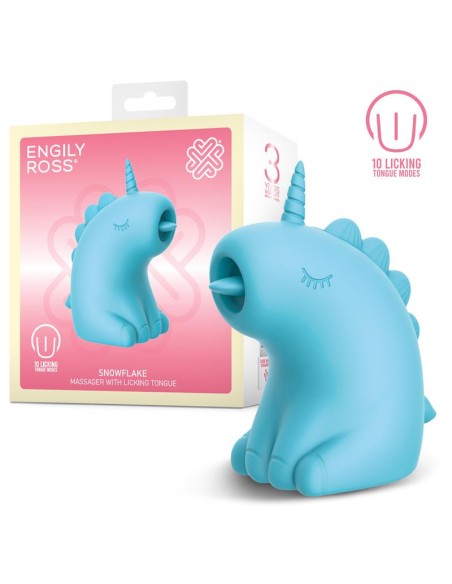 Snowflake Estimulador con Lengua Licking Lameteo