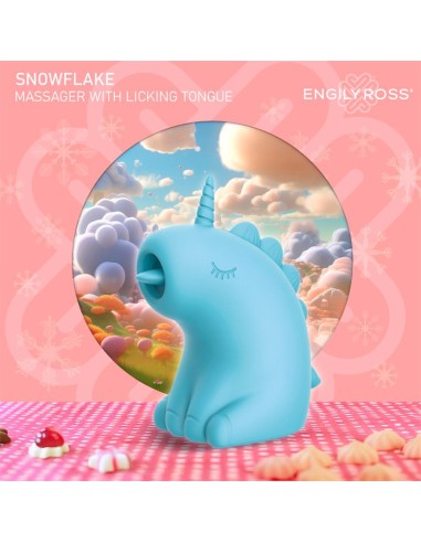 Snowflake Estimulador con Lengua Licking Lameteo