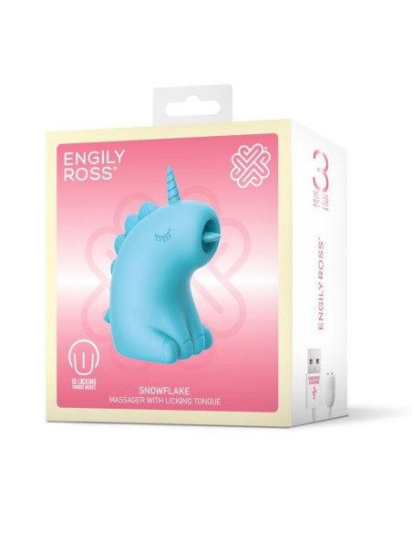 Snowflake Estimulador con Lengua Licking Lameteo