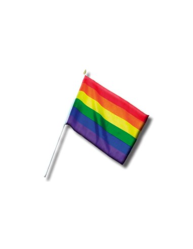 Banderin Pequeño con Bandera LGBT+ 30 cm|A Placer