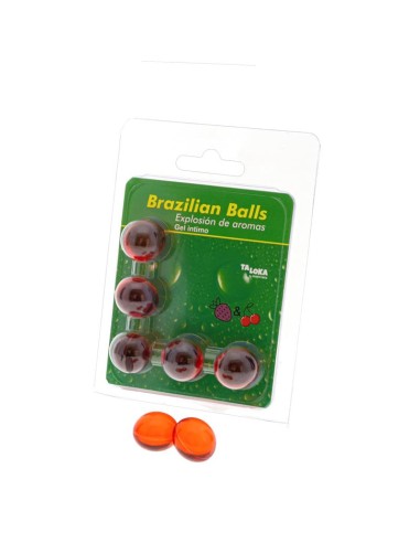 Set 5 Brazilian Balls Explosion Aroma Fresa y Cereza|A Placer