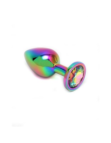Plug anal con joya Arcoiris Pisa Rainbow|A Placer