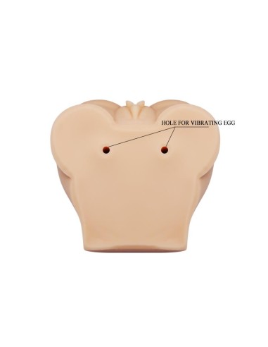 Masturbador Doble Vagina y Ano con Vibracion