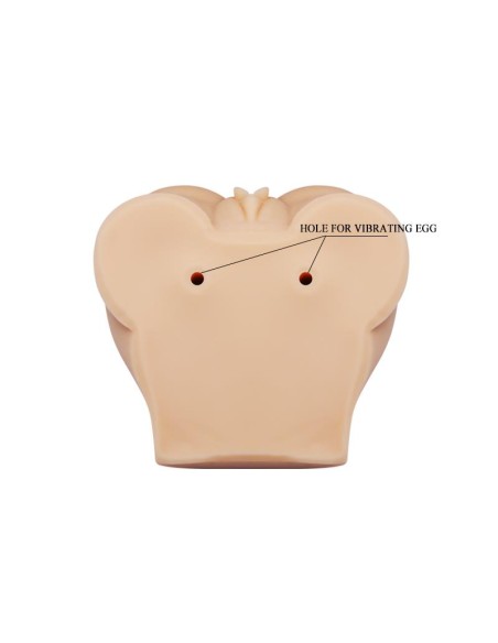 Masturbador Doble Vagina y Ano con Vibracion