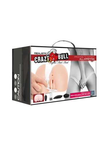 Masturbador Doble Vagina y Ano con Vibracion