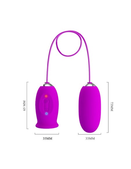 Daisy Huevo Vibrador y Estimulador con Lengua Daisy Huevo Vibrador y Estimulador con Lengua