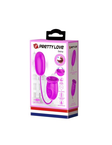 Daisy Huevo Vibrador y Estimulador con Lengua