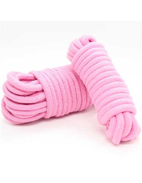 Cuerda de Bondage de Algodon 10 Metros Rosa