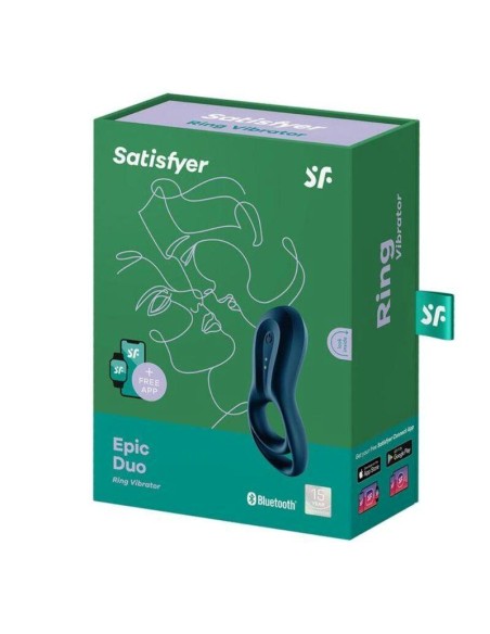 Anillo para el Pene Epic Duo con APP Satisfyer Connect Anillo para el Pene Epic Duo con APP Satisfyer Connect