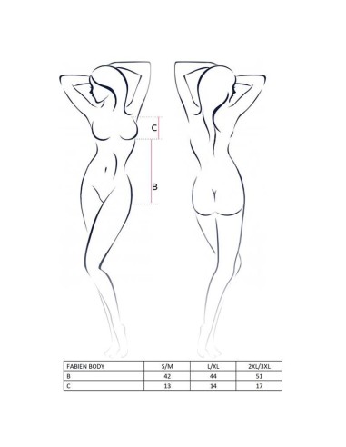 FABIEN Body Talla XXL XXXL