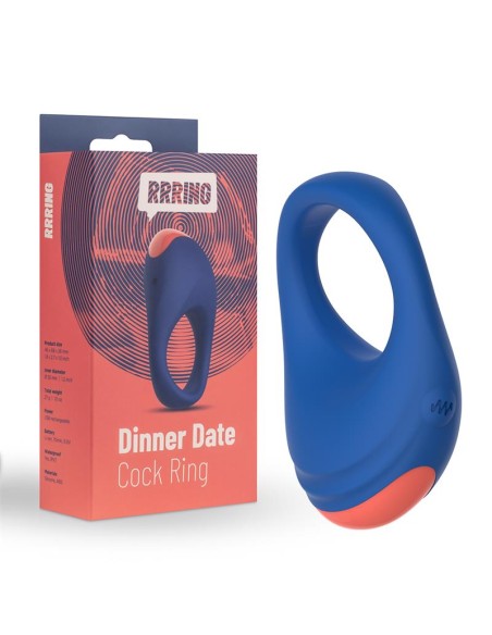 Rring Dinner Date Anillo para el Pene con Vibracion USB Silicona Rring Dinner Date Anillo para el Pene con Vibracion USB Silicona