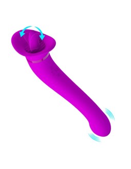 Faust Vibrador con Lengua Estimuladora USB 2