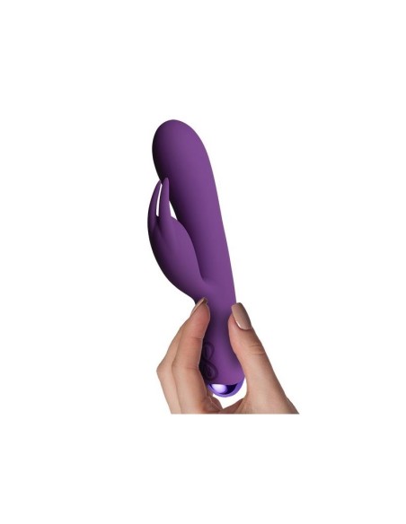 Flutter Rabbit Vibrador con Conejito 2 Motores Purpura