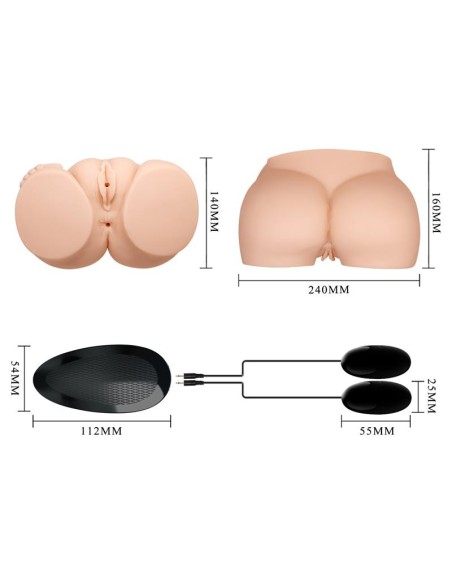 Masturbador Vagina y Ano con Vibracion