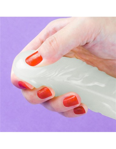 Dildo Doble Lumino 145 Luz Azul