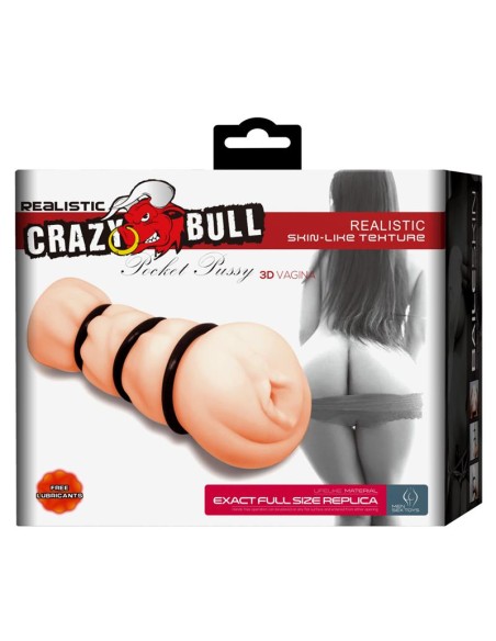 Pocket Pussy Masturbador Vagina 3D