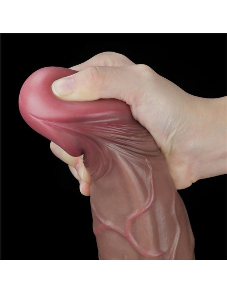 Dildo Realista Doble Capa Silicona Platinum 115