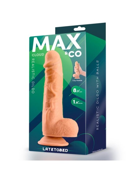 Cloud Dildo Realista con Testiculos 83 Natural Cloud Dildo Realista con Testiculos 83 Natural