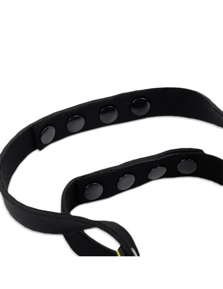 Bozal de Perro de Neopreno Desmontable Ajustable Negro