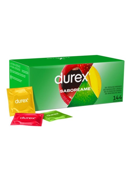 Durex Preservativos Sabores Saboreame 144 ud Durex Preservativos Sabores Saboreame 144 ud