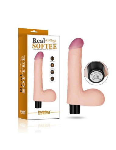 Vibrador Real Softee 8 Natural