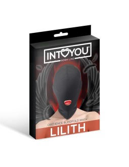 Lilith Mascara de Incognito con Abertura en la Boca Color Negro 2