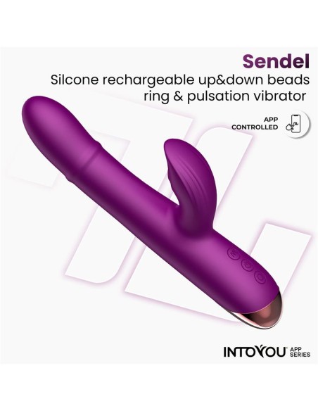 Sendel Vibrador con Anillo de Bolas Internas Up and Down y Pulsacion con App