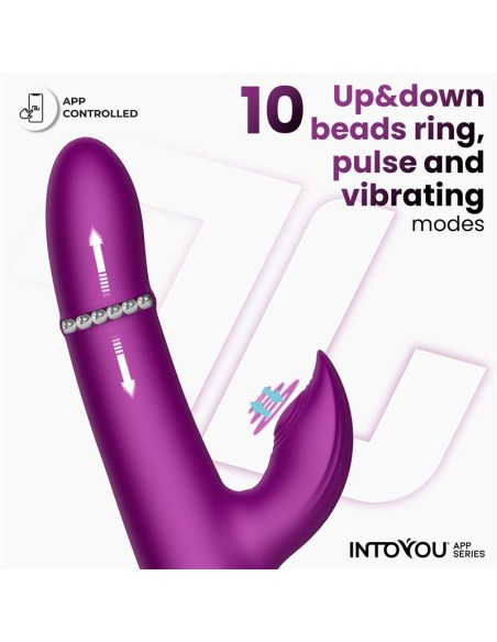 Sendel Vibrador con Anillo de Bolas Internas Up and Down y Pulsacion con App