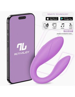 Juguete para Parejas con APP Flexible Silicona Lavanda