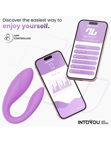 Juguete para Parejas con APP Flexible Silicona Lavanda