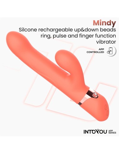 Mindy Vibrador con Anillo de Bolas Up and Down Finger y Pulsacion con APP