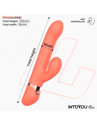 Mindy Vibrador con Anillo de Bolas Up and Down Finger y Pulsacion con APP